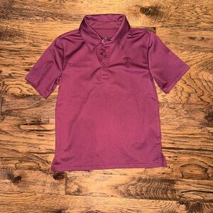 Boys Rock & Roll Denim Polo Shirt